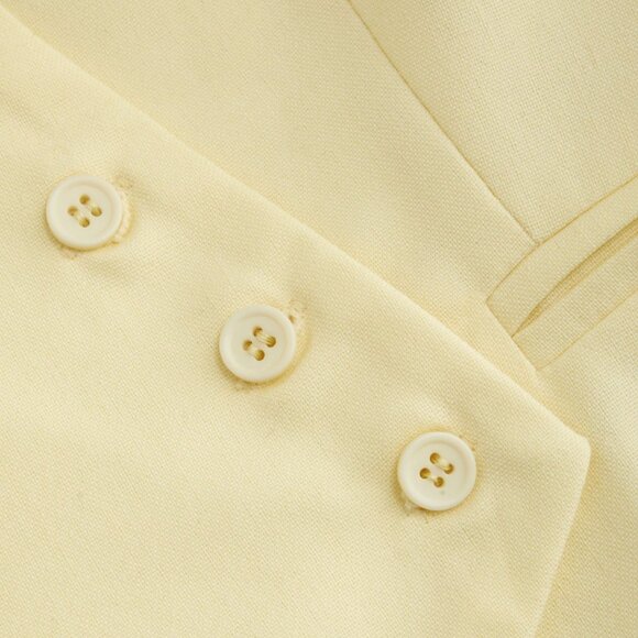 NWT Button Up Vest Soft Yello - Picture 5 of 5